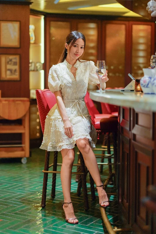 Mini dresses with polka dot patterns The Blooming June