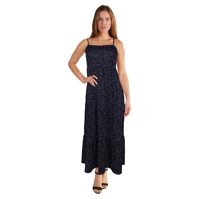 Mini dresses with button - down fronts Women's Sleeveless Printed Maxi Dress