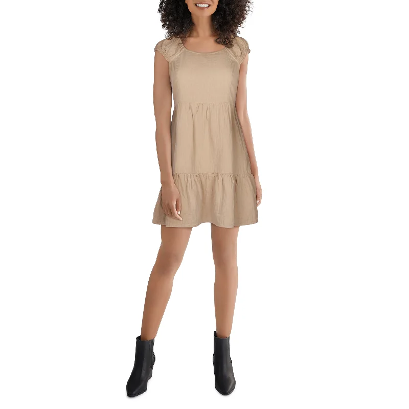 Mini dresses with beaded embellishments for a fancy event mySTYLE Women's Festival Solid Midi Dress
