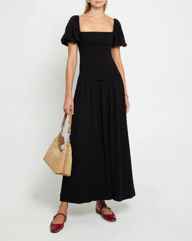 Midi dresses with pleated skirts for a timeless and elegant appeal Nan Maxi Dress