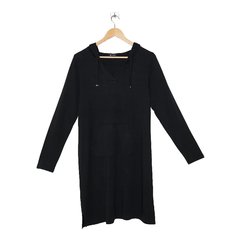 Mini dresses with cut - out details for a trendy look lily morgan Women's Spring Bloom Long Sleeve Dress with Hood