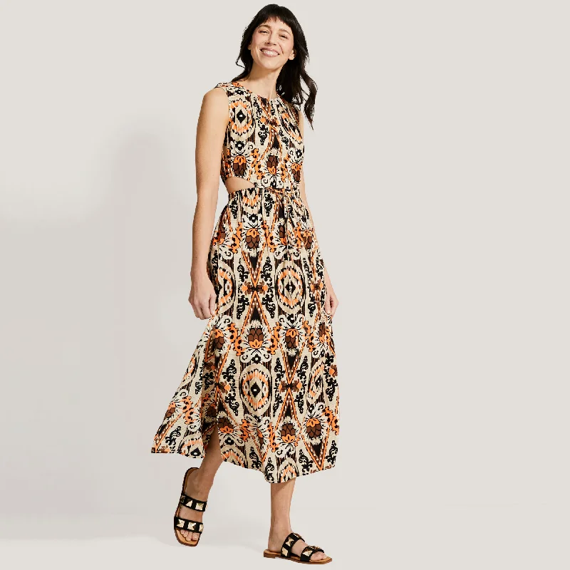 Mini dresses with tiered skirts for added volume mySTYLE Women's Festival Cut-Out Waist Maxi Dress