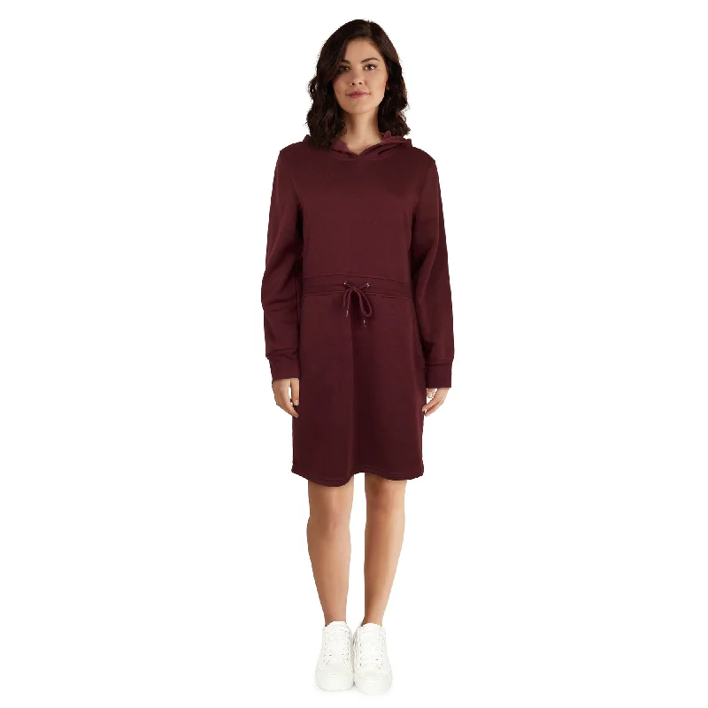 Mini dresses with off - the - shoulder styles mySTYLE Women's Hooded Dress