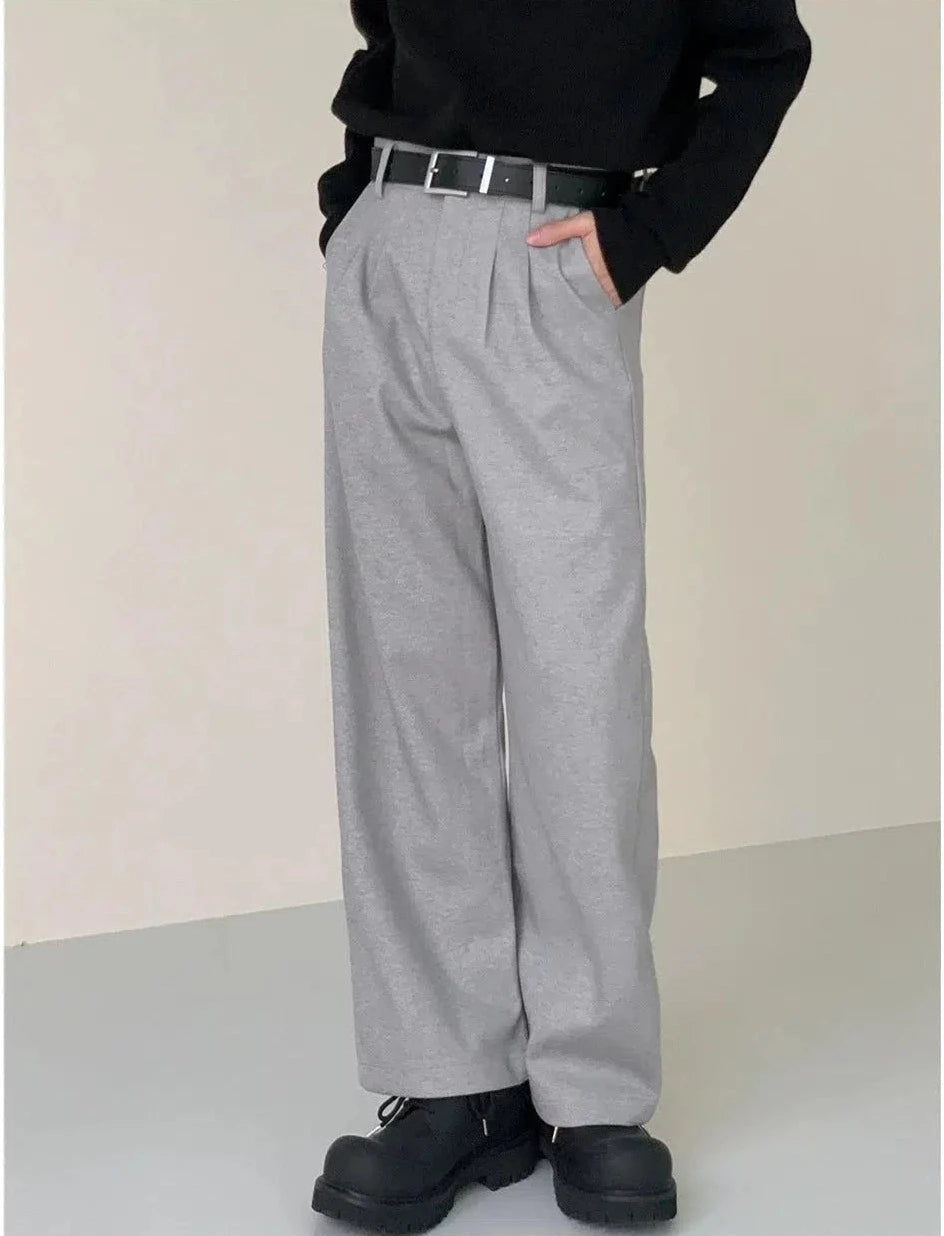 Casual Fit Woolen Suit Pants