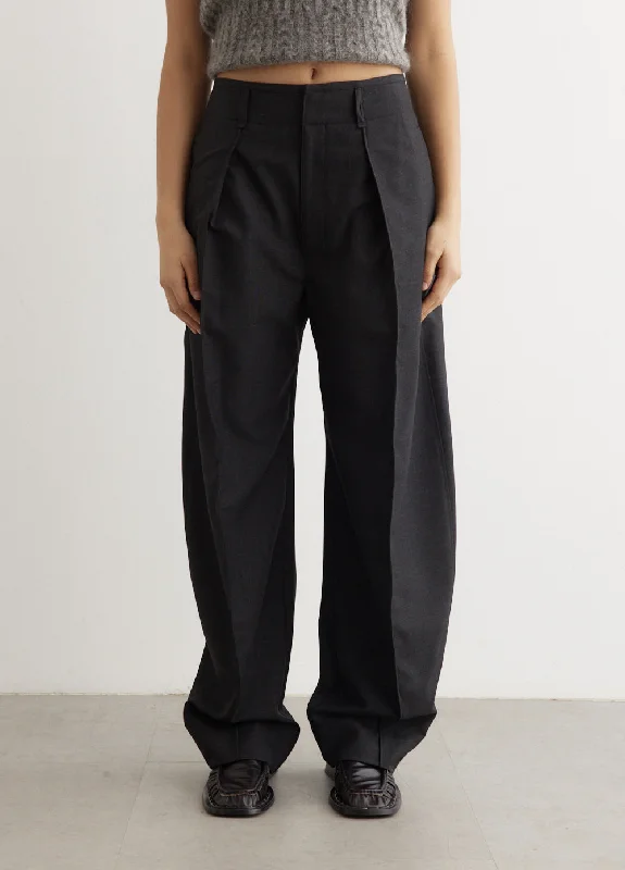 Women's Straight - Leg Linen Pants for a Breezy Summer LookCurved Volume Tailored Pants Women's Straight - Leg Linen Pants for a Breezy Summer LookCurved Volume Tailored Pants
