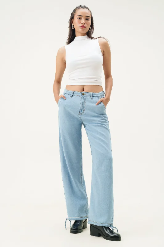 Flare Leg Women's Satin Trousers for a Glamorous Night OutSeoul Breeze Denim Korean Pants