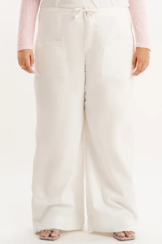 Cropped Women's Corduroy Pants in Autumn ColorsLightweight Straight Pants