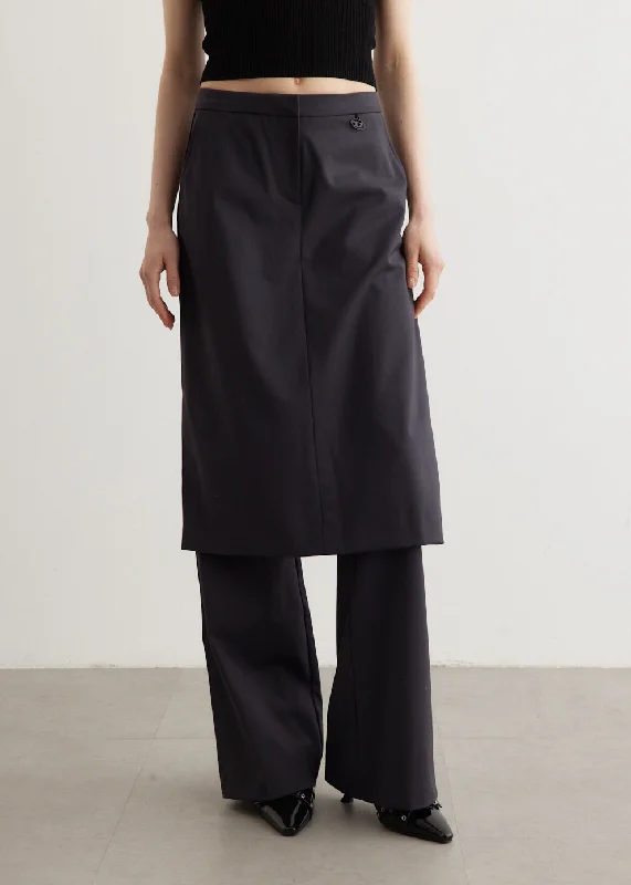Cigarette Style Women's Printed Linen Blend Pants for Casual DaysP-Earl Pantaloni Skirt Pants Cigarette Style Women's Printed Linen Blend Pants for Casual DaysP-Earl Pantaloni Skirt Pants