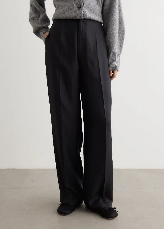 Bell - Bottom Style Women's Denim Pants with Embroidered DetailsFafila Pants