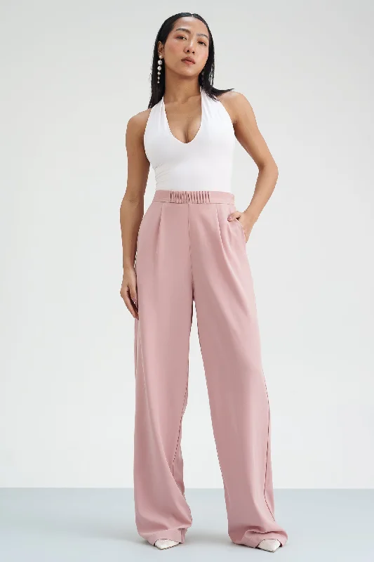 Ankle - Length Women's Printed Joggers for TravelingPink Panther Pleated Waistband Korean Pants Ankle - Length Women's Printed Joggers for TravelingPink Panther Pleated Waistband Korean Pants