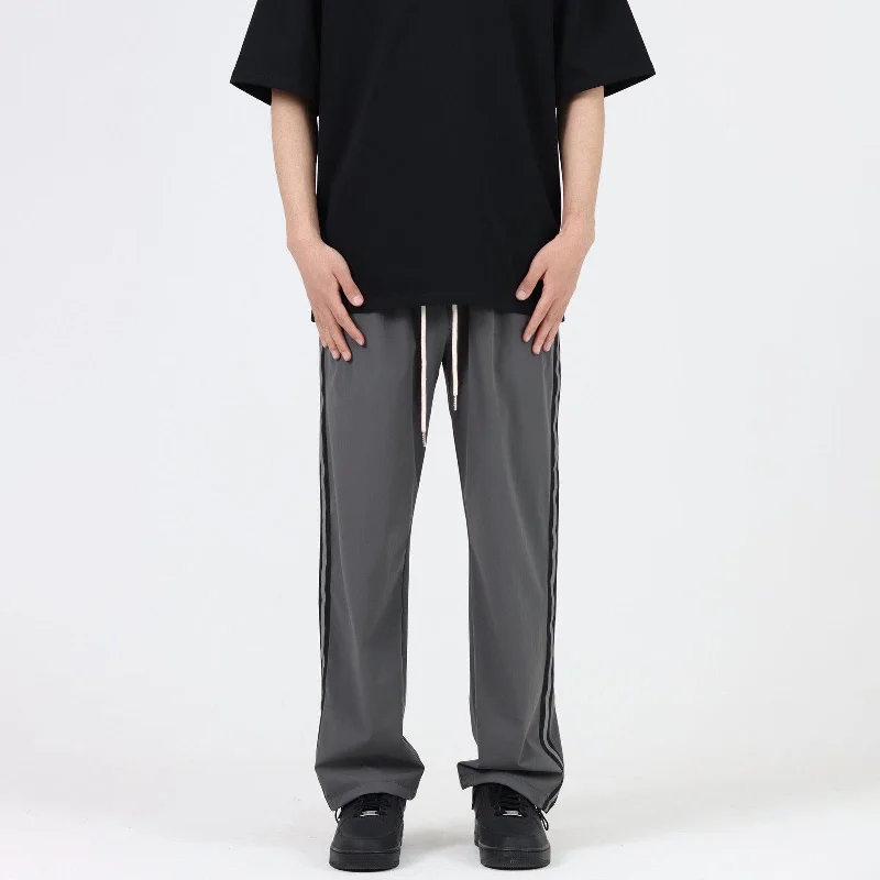 Side Stripe Drawstring Pants