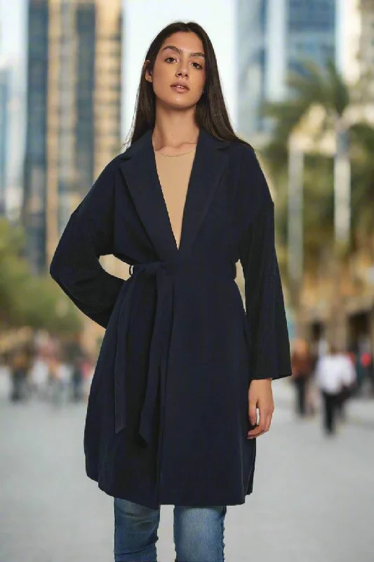 Oversized women's wool coats in a monochromatic look for a trendy outfitCoat