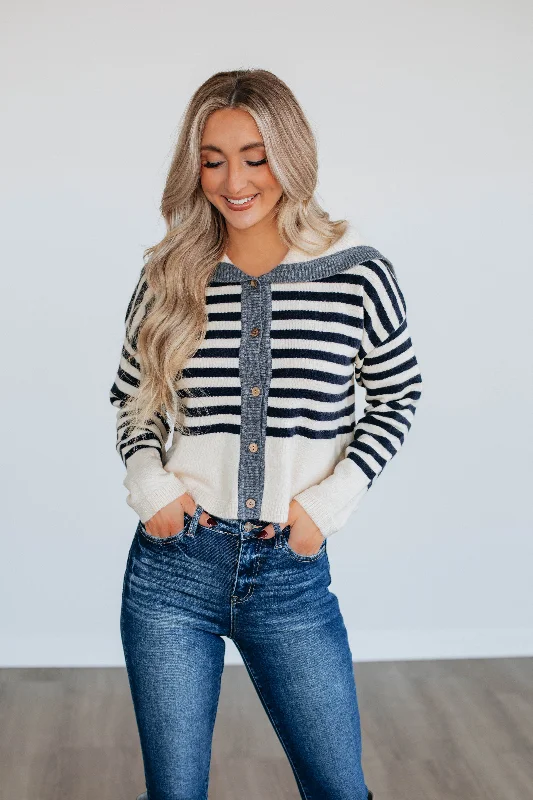 Denali Striped Cardigan