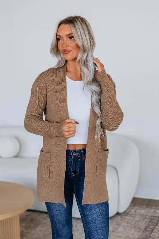 Eboni Knit Cardigan - Camel