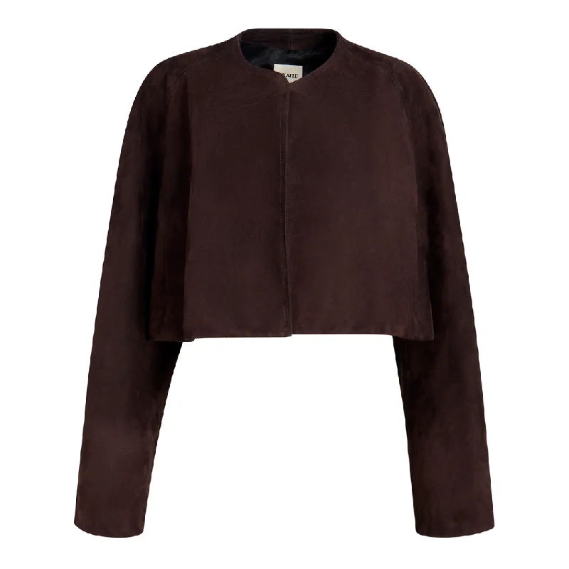 Petite women's wool blend coats with a tailored fit for a flattering silhouetteGarothy Suede Jacket Petite women's wool blend coats with a tailored fit for a flattering silhouetteGarothy Suede Jacket