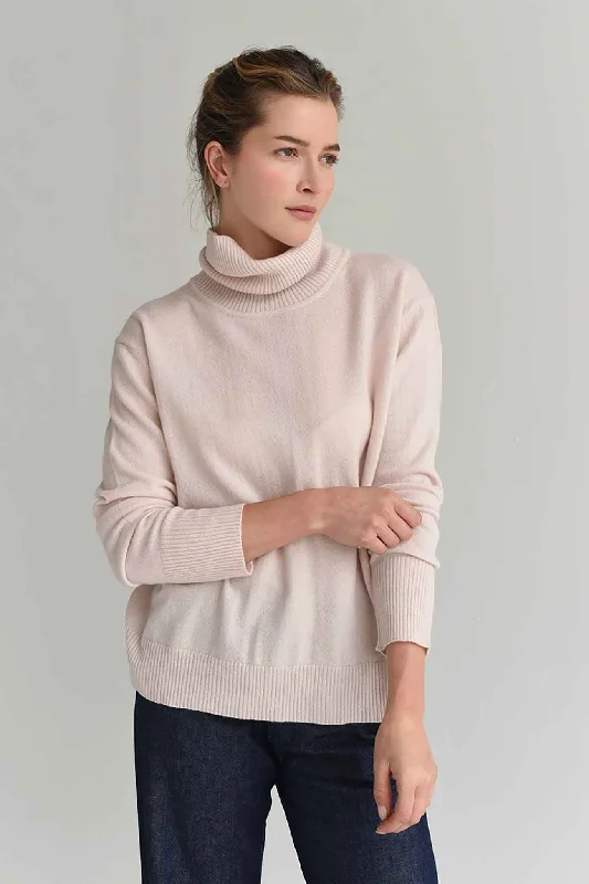 M.PATMOS Maya Turtleneck - Pink Salt