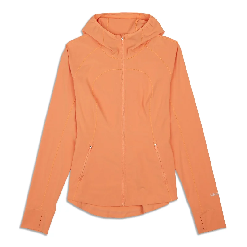 Quilted down women's coats with removable hoods for outdoor activitiesMist Over Windbreaker