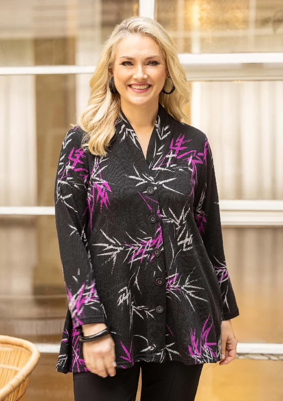 machine washable women cardigan for easy careNight Palms Cardigan