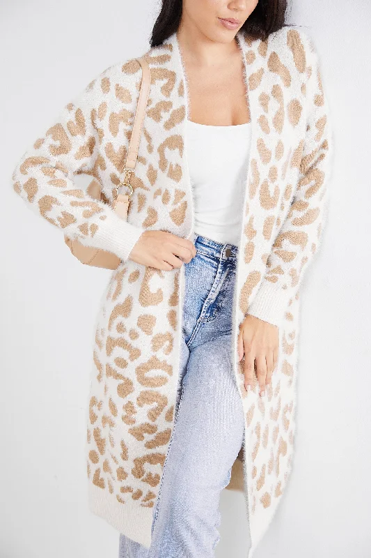 Risatta Cardigan - Cream Print