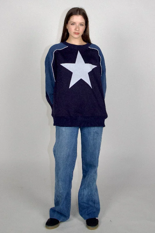 SCG MADE | 90s Star Print Oversized Jumper