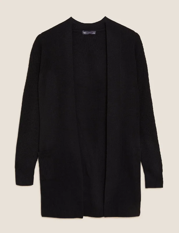 plus size women cardigan for comfortable layeringSoft Touch Knitted Longline Cardigan plus size women cardigan for comfortable layeringSoft Touch Knitted Longline Cardigan