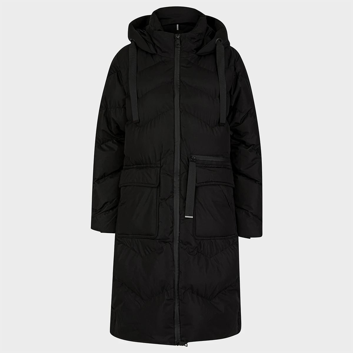 Saints and Sinners Chevron Padded Coat