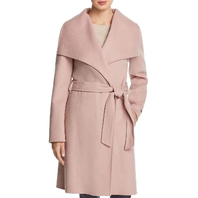 Women's waterproof parka coats with multiple pockets for practicalityTahari Ellie Women's Handmade Double Face Warm Wool Wrap Coat