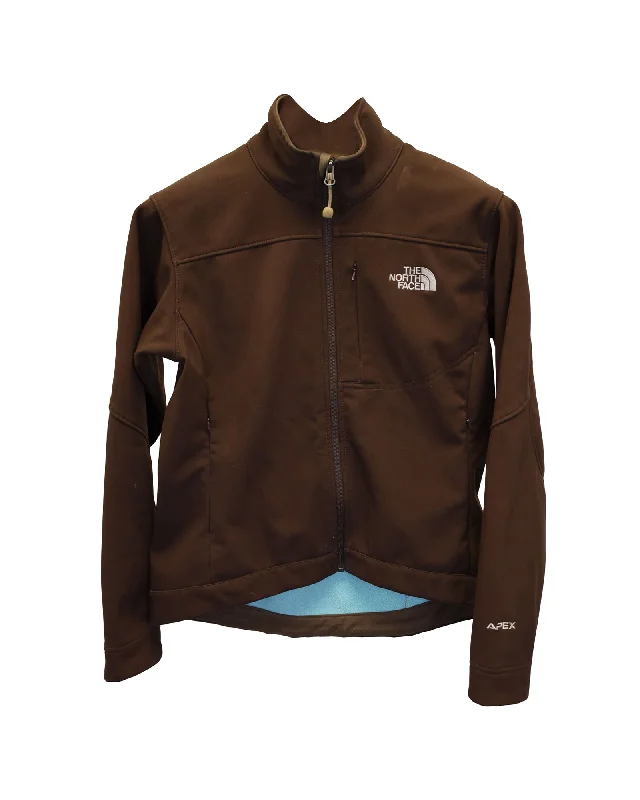 The North Face Apex Soft-Shell Jacket in Brown Polyester