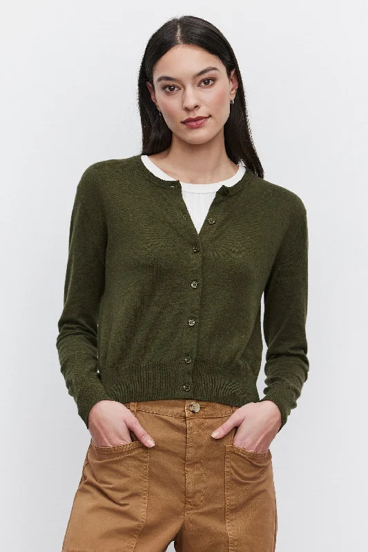 color block women cardigan with bold huesVelvet - Violette DS Lux Cotton Cashmere Cardi color block women cardigan with bold huesVelvet - Violette DS Lux Cotton Cashmere Cardi