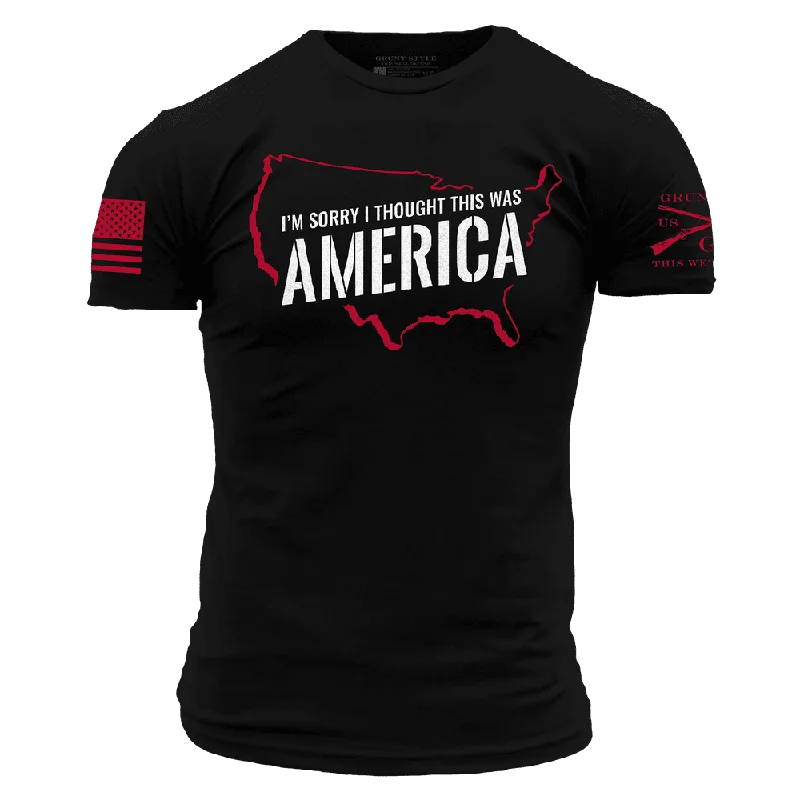 America T-Shirt - Black