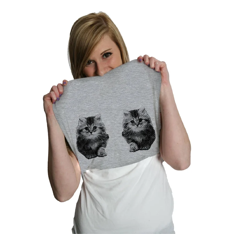 Muscle Women T Shirt for a Sporty and Casual LookAsk Me About My Kitties Women's T Shirt