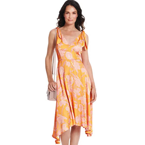 Women's Off - Shoulder Chunky Knit Sweater Dresses in Earth TonesBurda Dress 5899