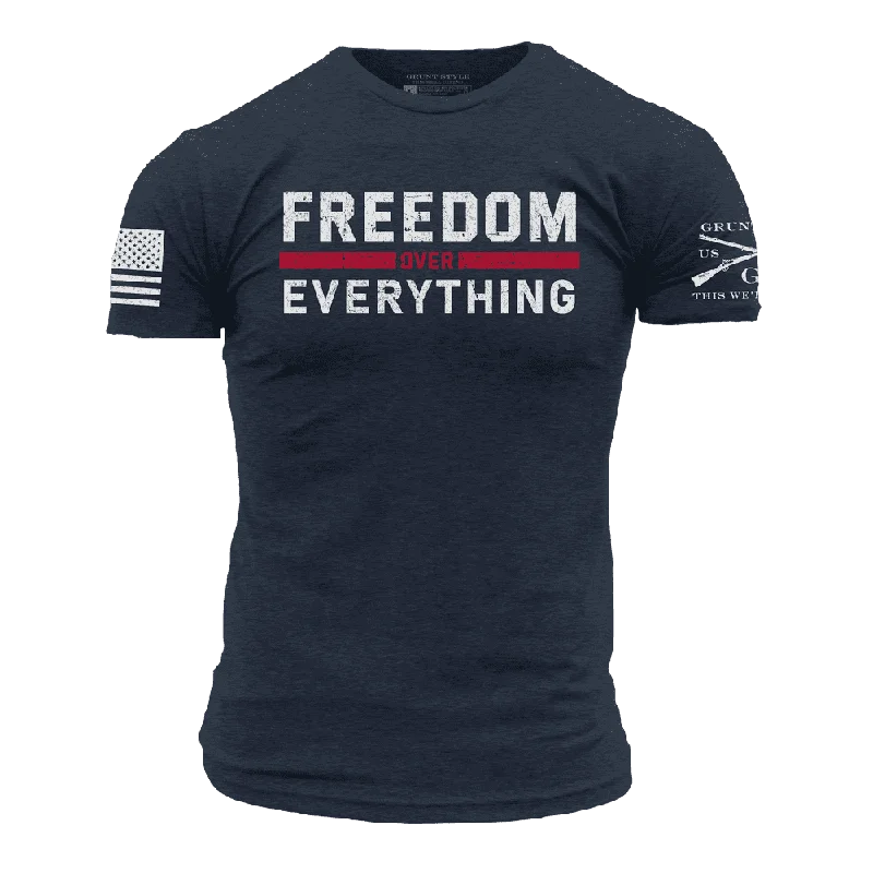 Freedom Over Everything T-Shirt - Midnight Navy