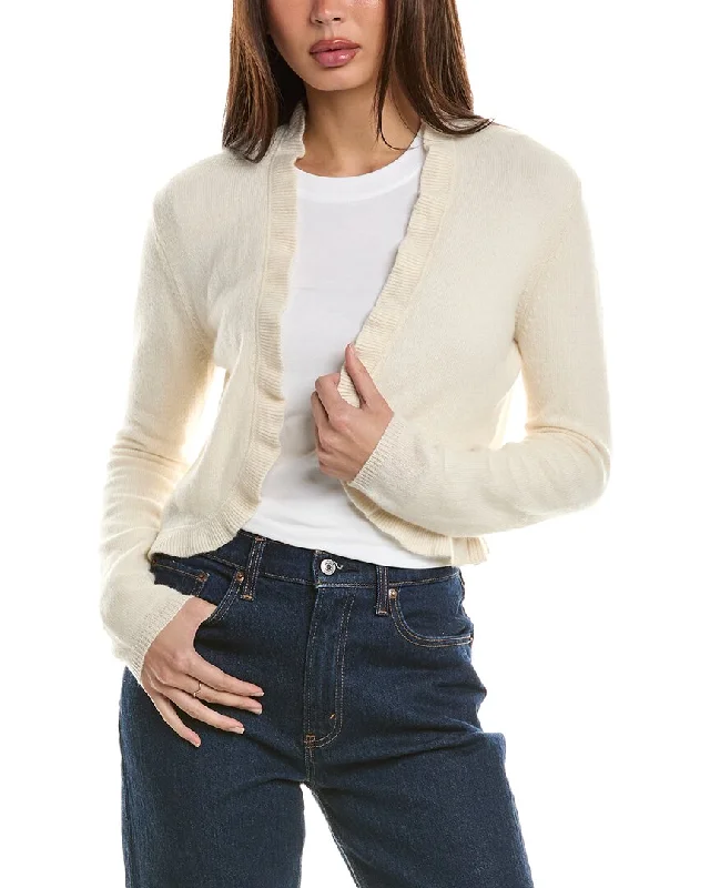 Hannah Rose Divine Ruffle Cashmere Bolero