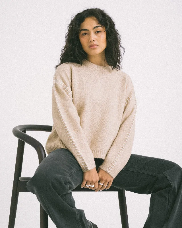 Itzel Crew Neck Knit Peyote