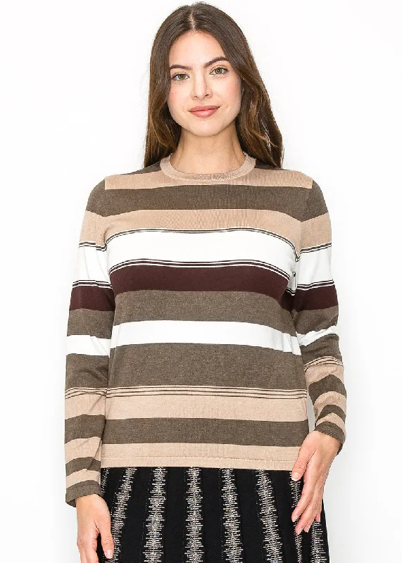 Multi-Toned Striped Sweater