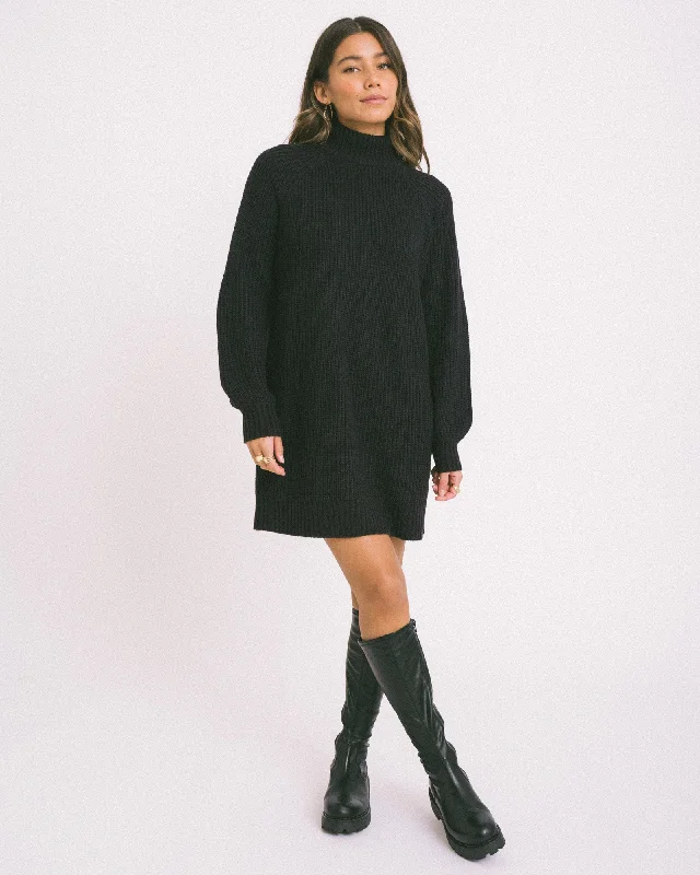 Timmy Knit Dress Black