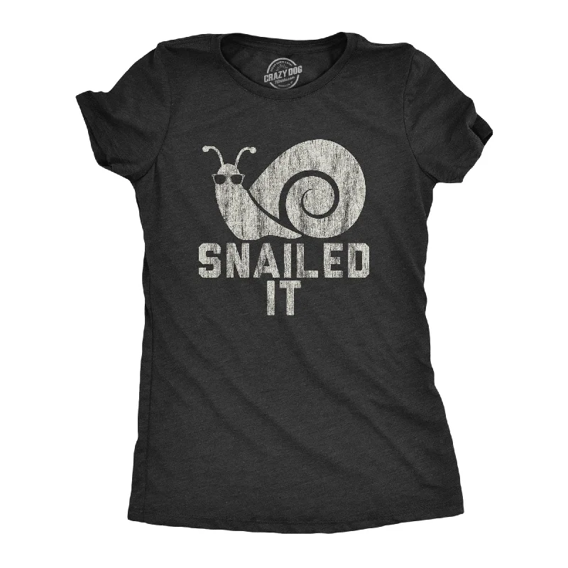 Moisture - Wicking Women T Shirt for Active LifestylesSnailed It Women's T Shirt