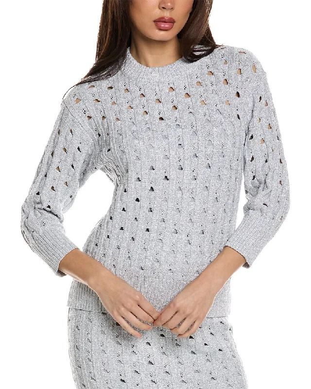 Empire Waist Women's Alpaca Wool Sweater Dresses in Earthy TonesSt. John Crochet Sweater Empire Waist Women's Alpaca Wool Sweater Dresses in Earthy TonesSt. John Crochet Sweater