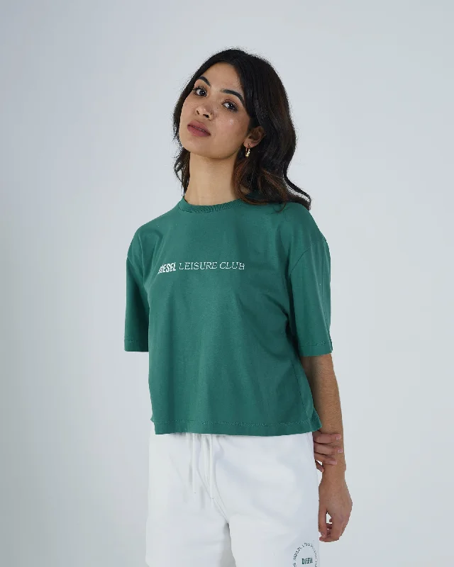 Graphic Print Women T Shirt for a Trendy StatementJoy Boxy T-Shirt Apple