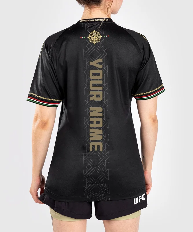 Embroidered Women T Shirt with Intricate DetailsUFC Noche by Venum Personalized Authentic Fight Night Women's Walkout Jersey - Black Embroidered Women T Shirt with Intricate DetailsUFC Noche by Venum Personalized Authentic Fight Night Women's Walkout Jersey - Black