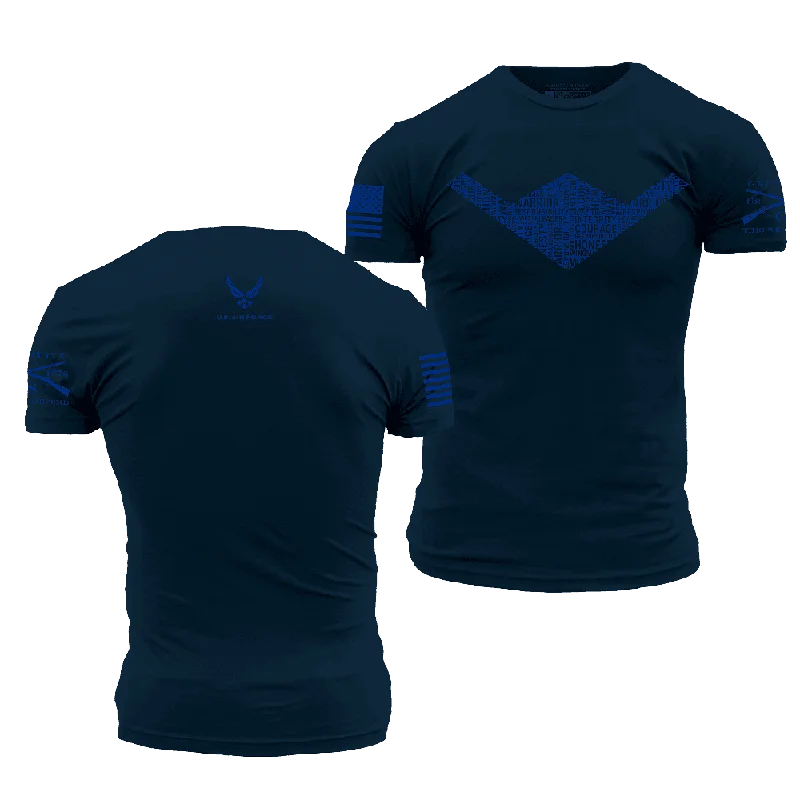 Moisture - Wicking Women T Shirt for Active LifestylesUSAF - The Sky's No Limit T-Shirt - Midnight Navy