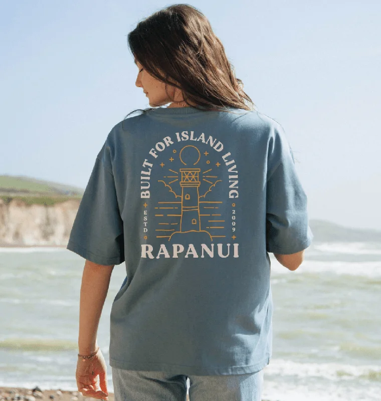 Crop Top Women T Shirt to Pair with High - Waisted BottomsWomen's Coastlines Oversized T-Shirt Crop Top Women T Shirt to Pair with High - Waisted BottomsWomen's Coastlines Oversized T-Shirt
