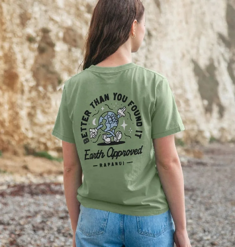 Crew Neck Women T Shirt with a Timeless DesignWomen's Earth Approved T-Shirt