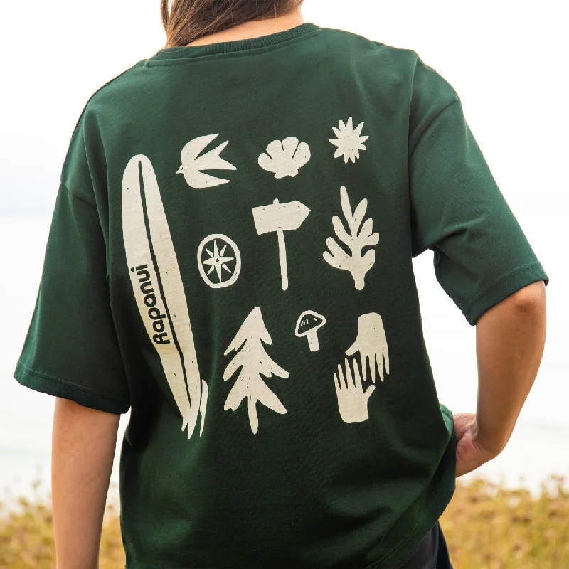 Distressed Women T Shirt with a Laid - Back AestheticWomen's Explore More Oversized T-Shirt
