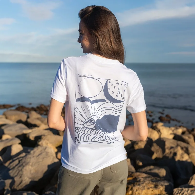 Long Sleeve Women T Shirt for Cooler WeatherWomen's Land & Sea T-Shirt