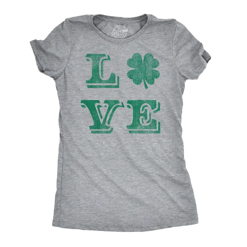 Sheer Women T Shirt for a Stylish and Alluring LookLOVE Lucky Clover Women's T Shirt Sheer Women T Shirt for a Stylish and Alluring LookLOVE Lucky Clover Women's T Shirt