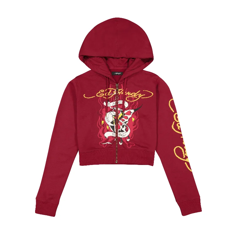 Women's oversized cropped hoodie with drawstrings for a trendy lookAmor Butterfly Cropped Hoodie Women's oversized cropped hoodie with drawstrings for a trendy lookAmor Butterfly Cropped Hoodie