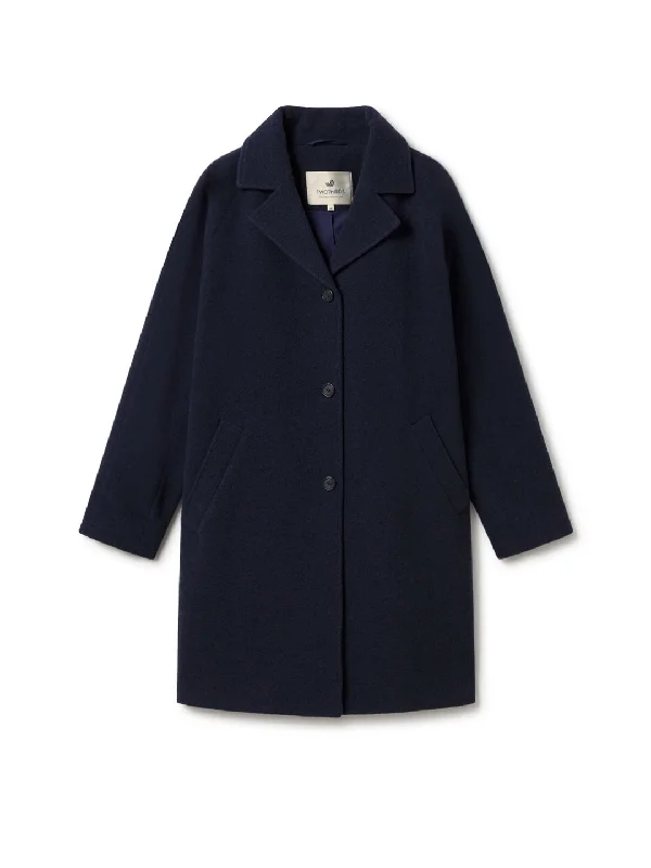 Women's shearling - lined suede jackets for ultimate warmth and luxuryClifden - Deep Navy Women's shearling - lined suede jackets for ultimate warmth and luxuryClifden - Deep Navy