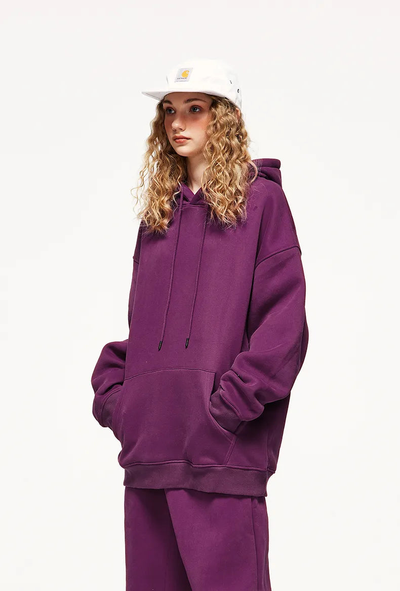 Women's zip - front sweatshirt with contrast stitching for a sporty aestheticColorful Basic Pullover Hoodie Women's zip - front sweatshirt with contrast stitching for a sporty aestheticColorful Basic Pullover Hoodie